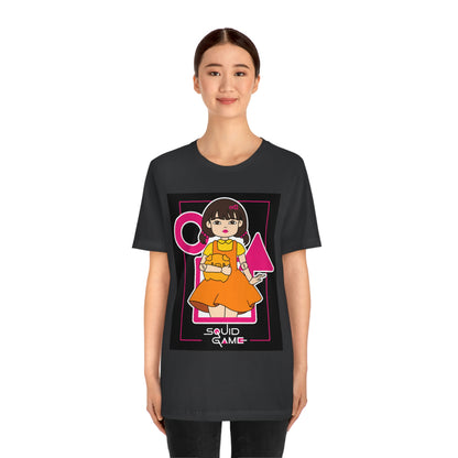 Quid Game Girl, It Cover Unisex Jersey Short Sleeve Tee