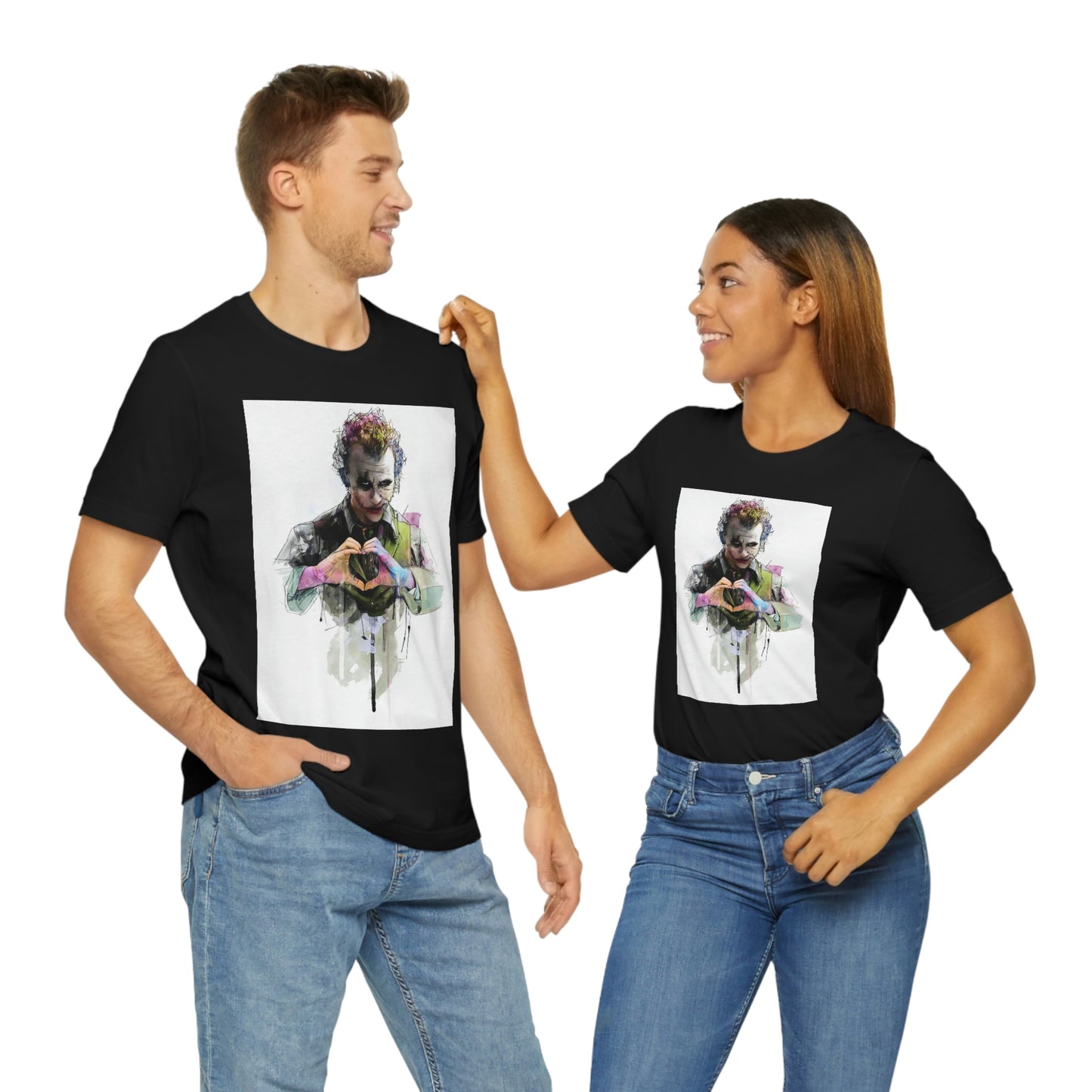 Man Who Stole Our Hearts, Joker Unisex Jersey Short Sleeve Tee