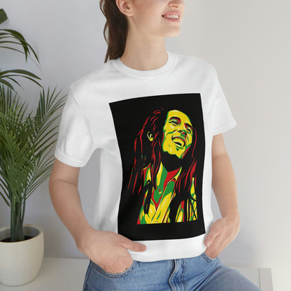 Raggae Music Legend , Unisex Jersey Short Sleeve Tee