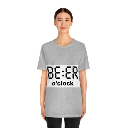 Beer O' Clock, , Unisex Jersey Short Sleeve Tee