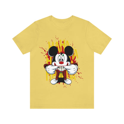 Ha Ha Ha Mickey, Unisex Jersey Short Sleeve Tee