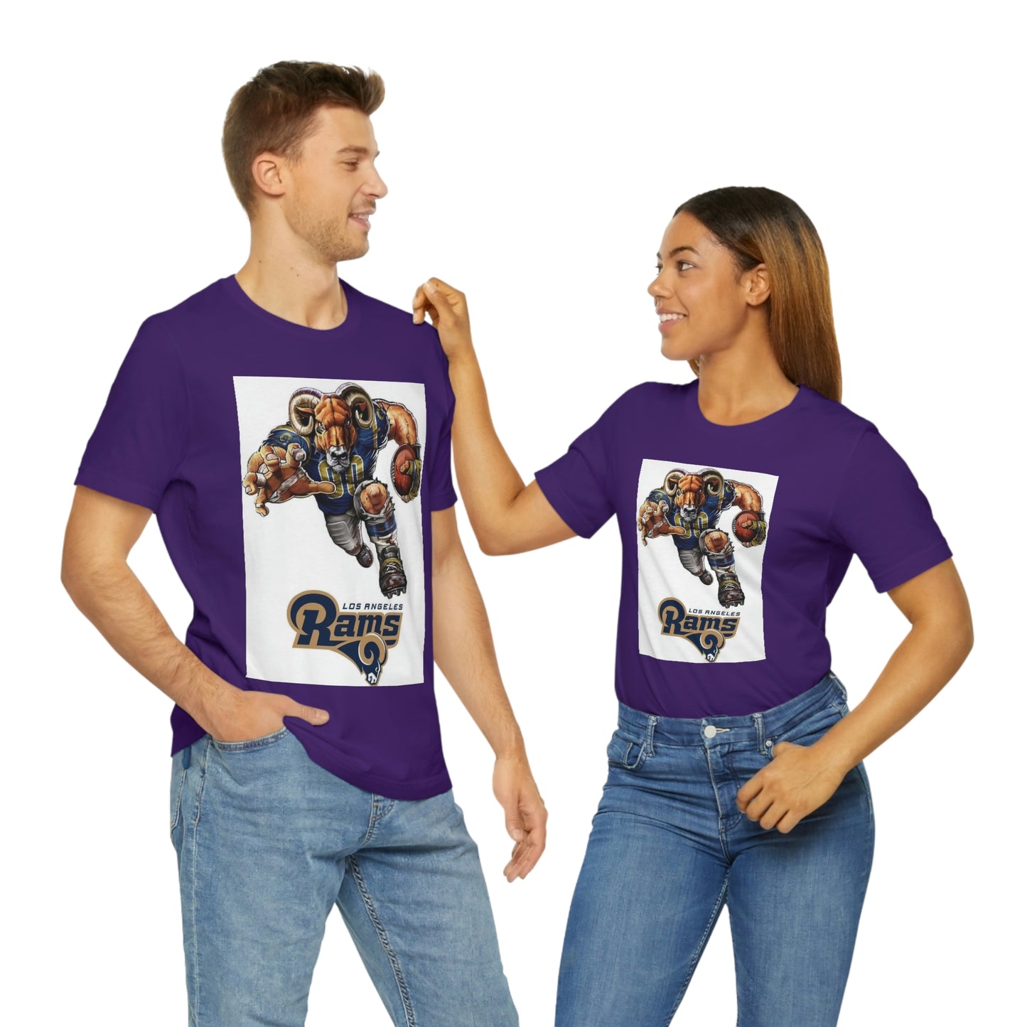 Los Angeles Football Sports Team Jersey Short Sleeve Tee