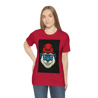 Feisty Smurf, Unisex Jersey Short Sleeve Tee