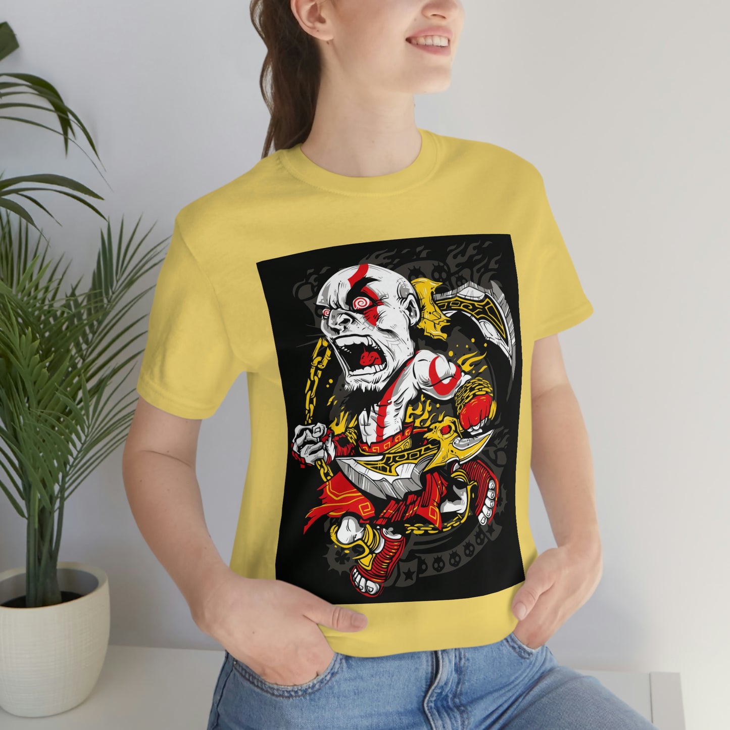 Samurai Warrior, Unisex Jersey Short Sleeve Tee