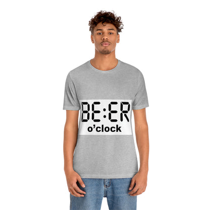 Beer O' Clock, , Unisex Jersey Short Sleeve Tee