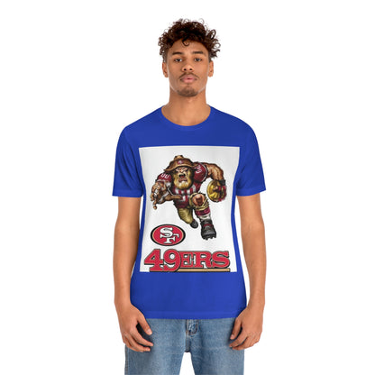 California 49ers Football Sports Team Jersey Short Sleeve Tee