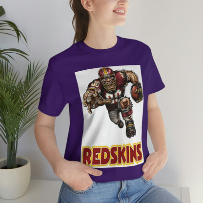 Redskins Football Sports Team Jersey Short Sleeve Tee