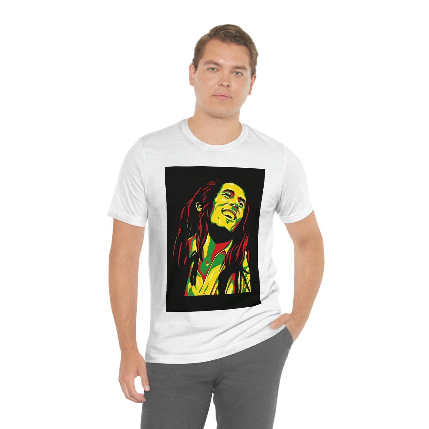 Raggae Music Legend , Unisex Jersey Short Sleeve Tee