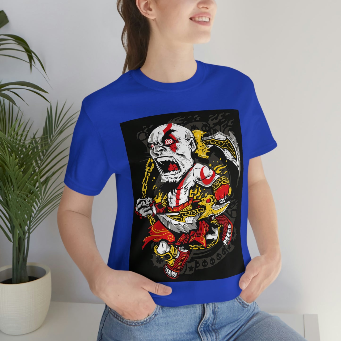 Samurai Warrior, Unisex Jersey Short Sleeve Tee