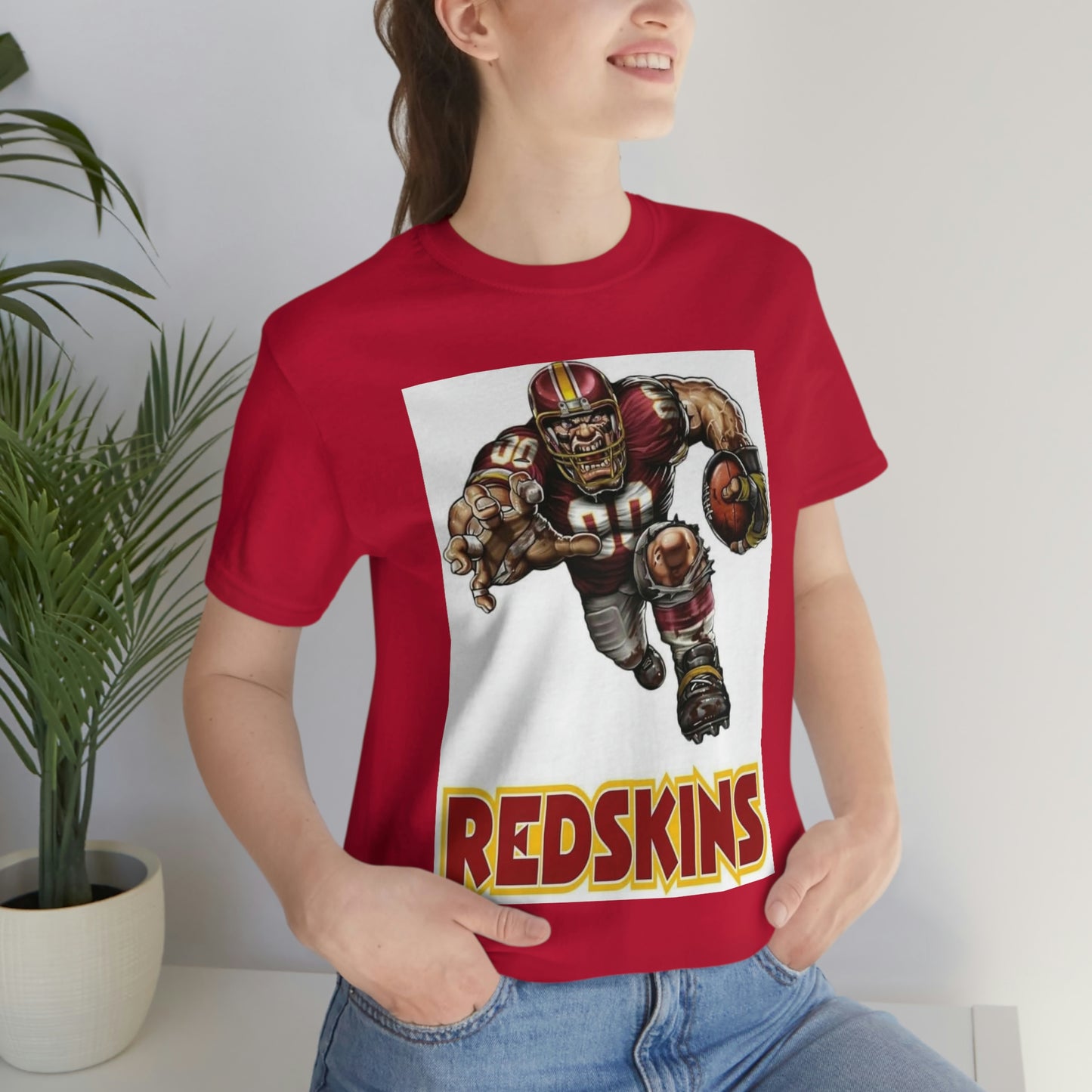 Redskins Football Sports Team Jersey Short Sleeve Tee