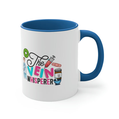 Nurse, Rn, Male 3, The Vein Whisperer, Coffee Mug, 11oz