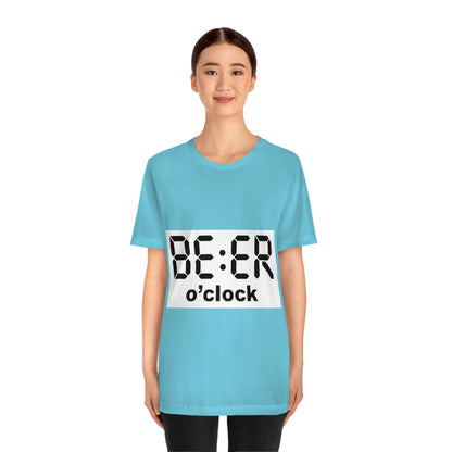 Beer O' Clock, , Unisex Jersey Short Sleeve Tee