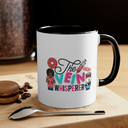 Nurse, Rn, Female, The Vein Whisperer, Coffee Mug, 11oz