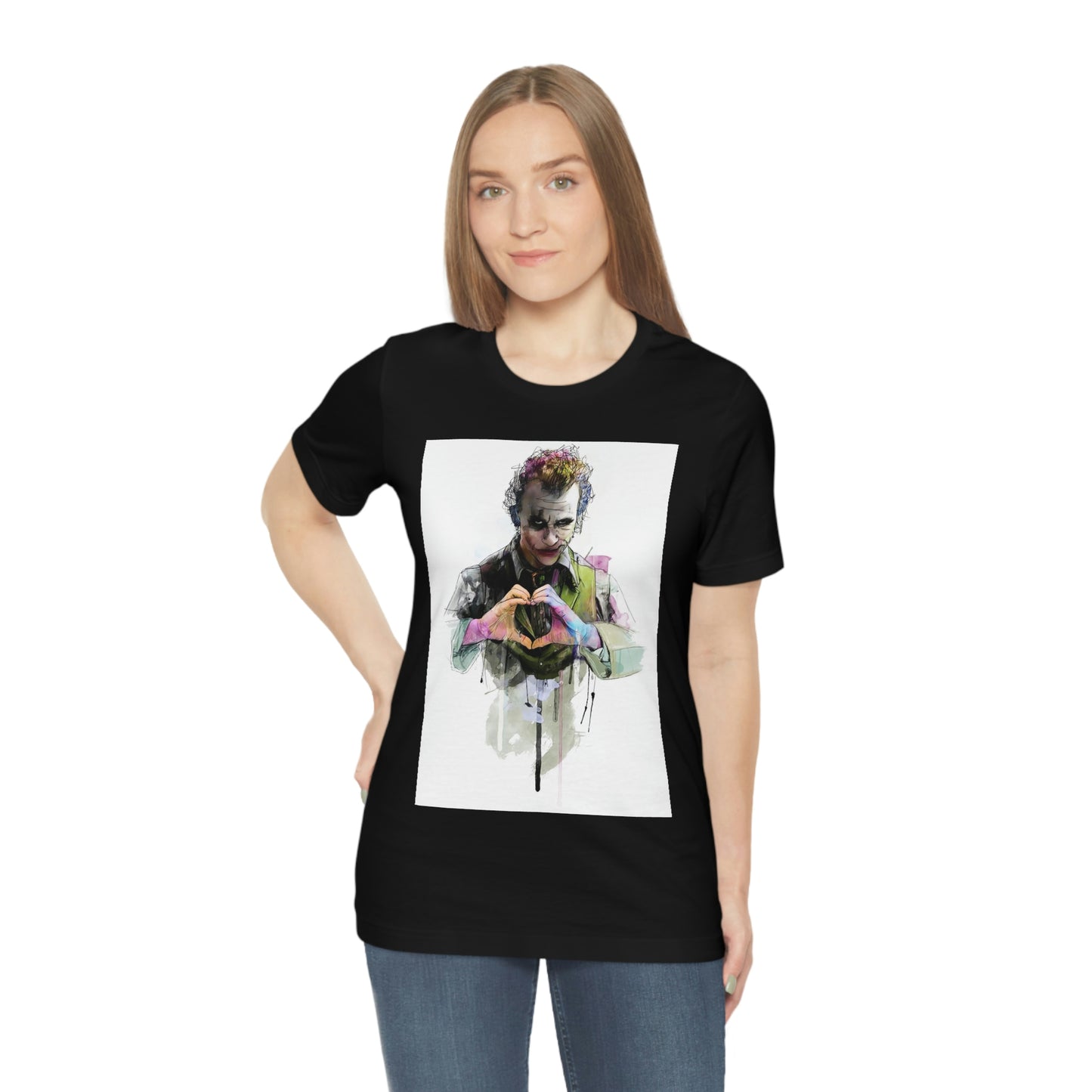 Man Who Stole Our Hearts, Joker Unisex Jersey Short Sleeve Tee