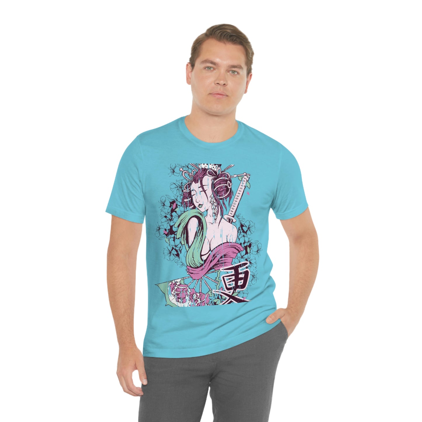 Geisha Girl, Unisex Jersey Short Sleeve Tee