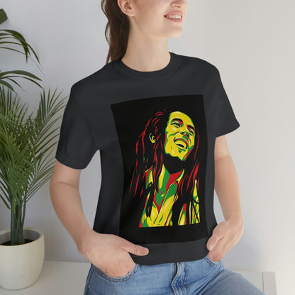 Raggae Music Legend , Unisex Jersey Short Sleeve Tee