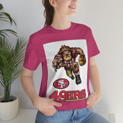 California 49ers Football Sports Team Jersey Short Sleeve Tee