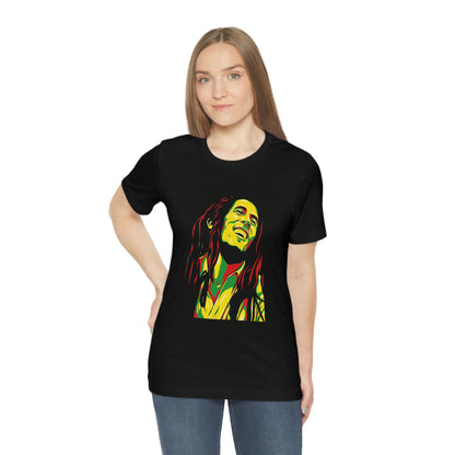 Raggae Music Legend , Unisex Jersey Short Sleeve Tee