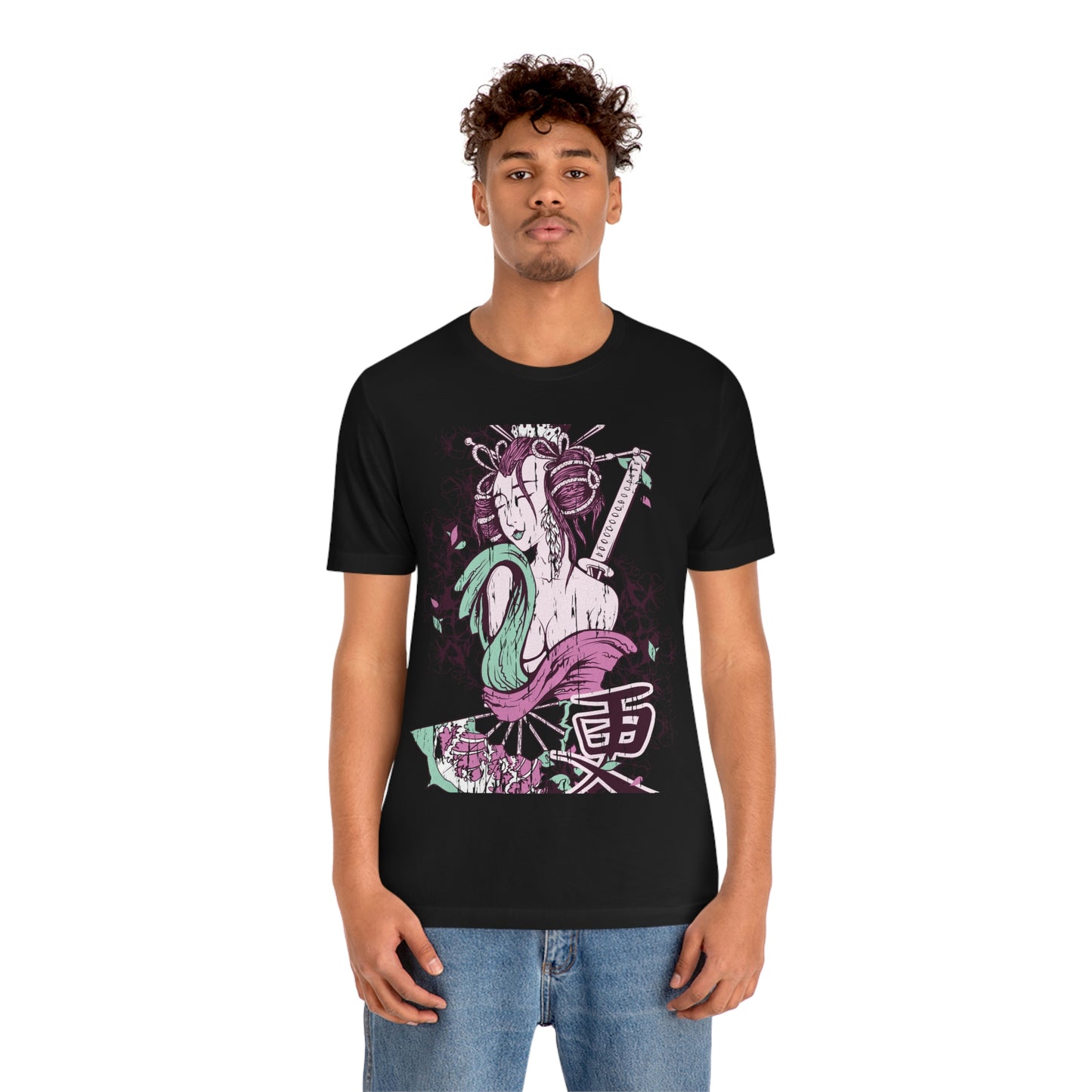 Geisha Girl, Unisex Jersey Short Sleeve Tee