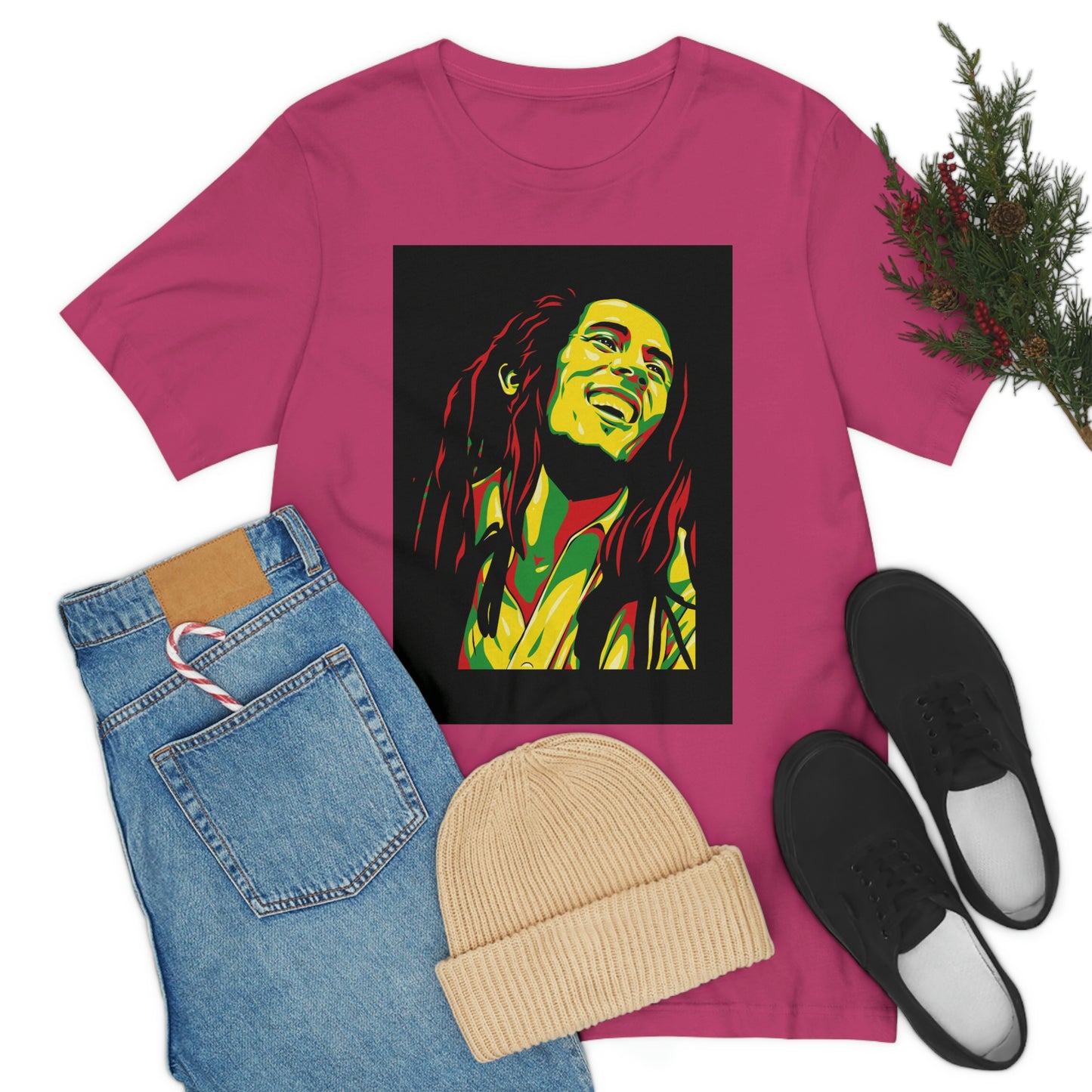 Raggae Music Legend , Unisex Jersey Short Sleeve Tee