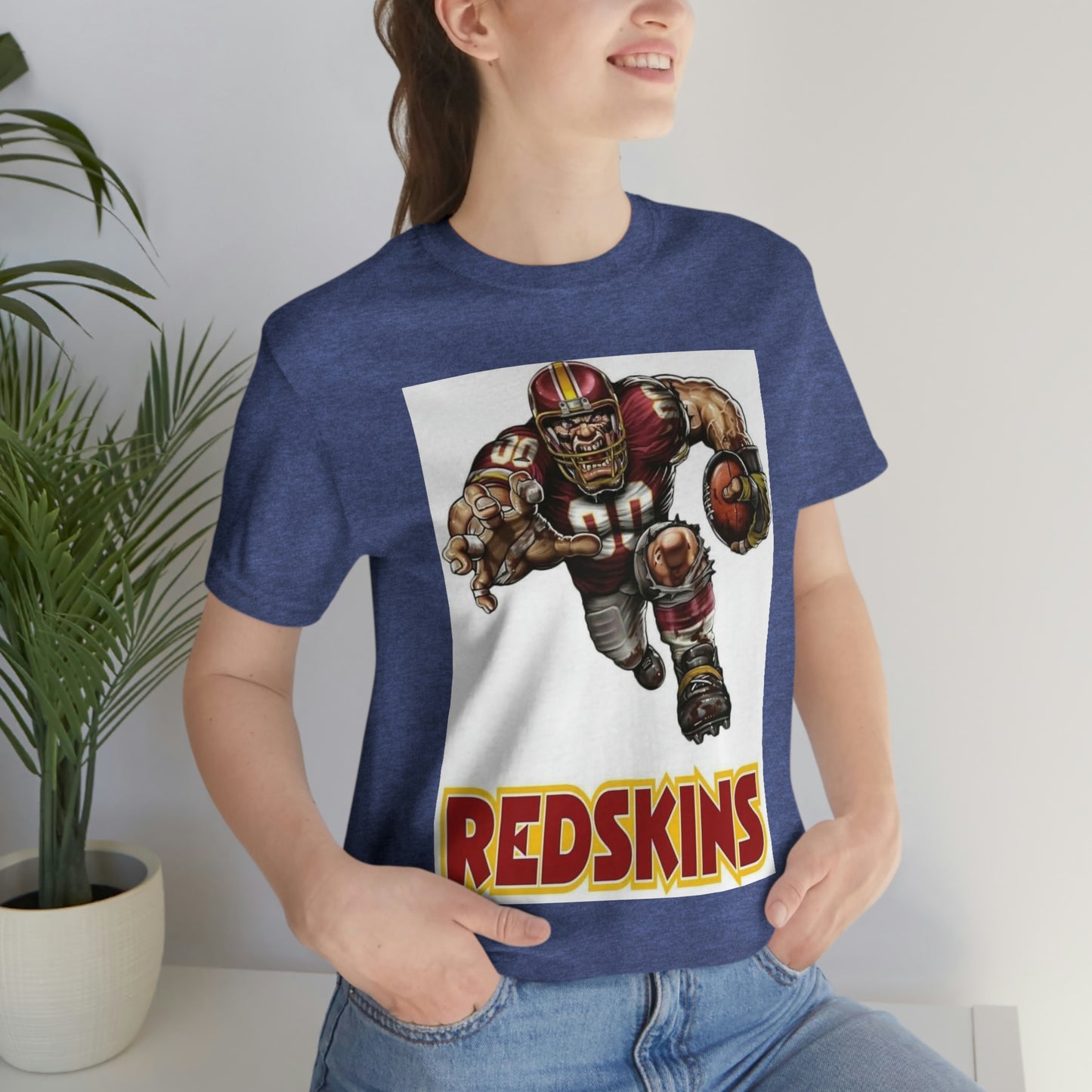 Redskins Football Sports Team Jersey Short Sleeve Tee