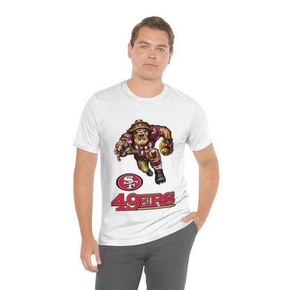 California 49ers Football Sports Team Jersey Short Sleeve Tee