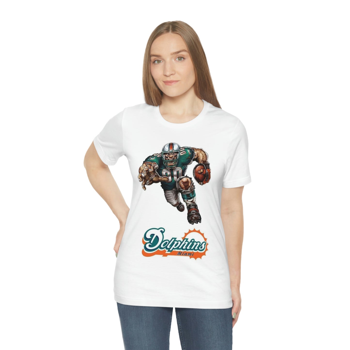 Miami Florida Football Sports Team Unisex Jersey Short Sleeve Tee