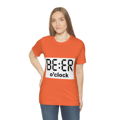 Beer O' Clock, , Unisex Jersey Short Sleeve Tee