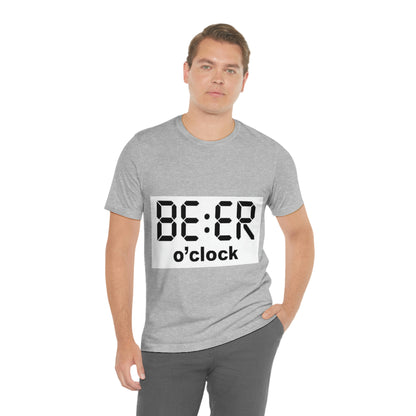 Beer O' Clock, , Unisex Jersey Short Sleeve Tee