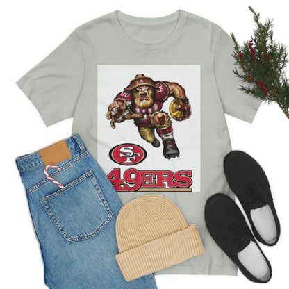 California 49ers Football Sports Team Jersey Short Sleeve Tee