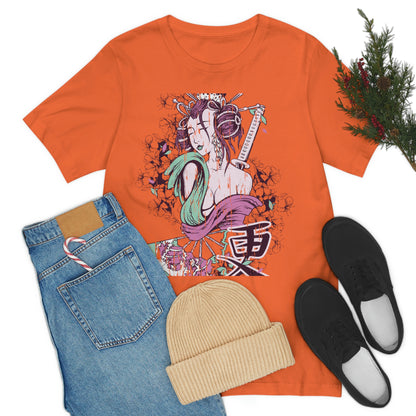 Geisha Girl, Unisex Jersey Short Sleeve Tee