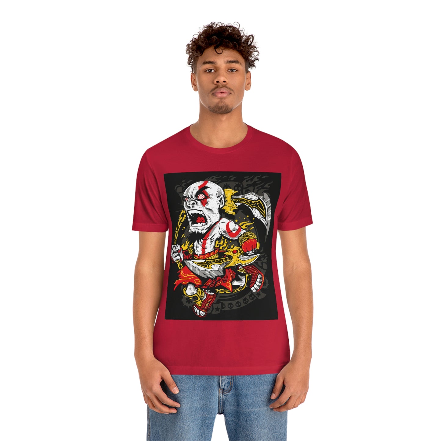 Samurai Warrior, Unisex Jersey Short Sleeve Tee