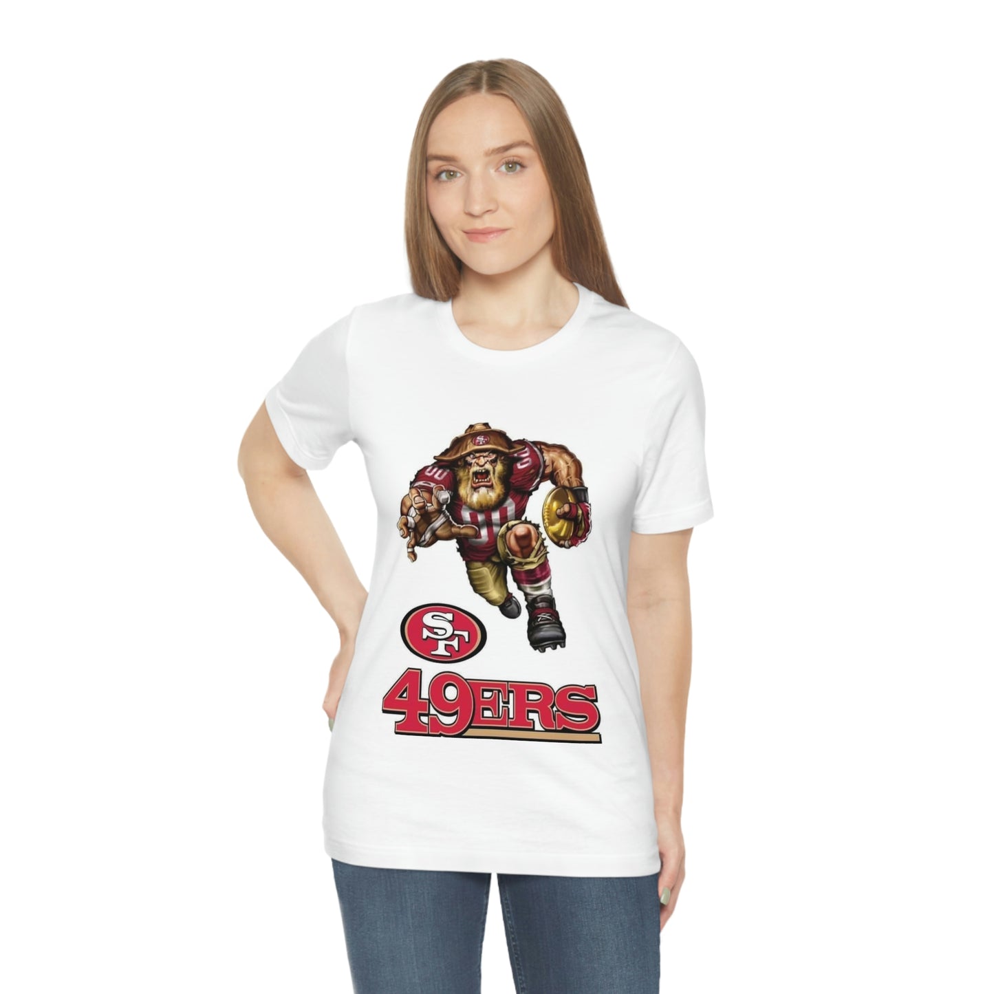 California 49ers Football Sports Team Jersey Short Sleeve Tee