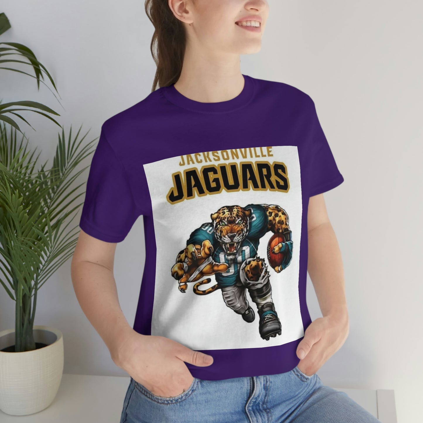 Jacksonville Florida Football Sports Team Jersey Short Sleeve Tee