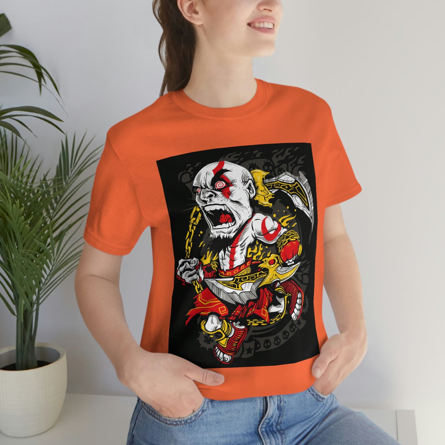 Samurai Warrior, Unisex Jersey Short Sleeve Tee