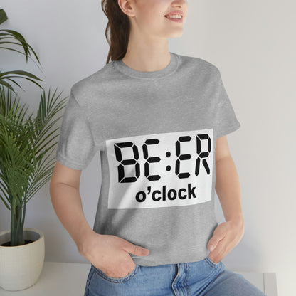 Beer O' Clock, , Unisex Jersey Short Sleeve Tee