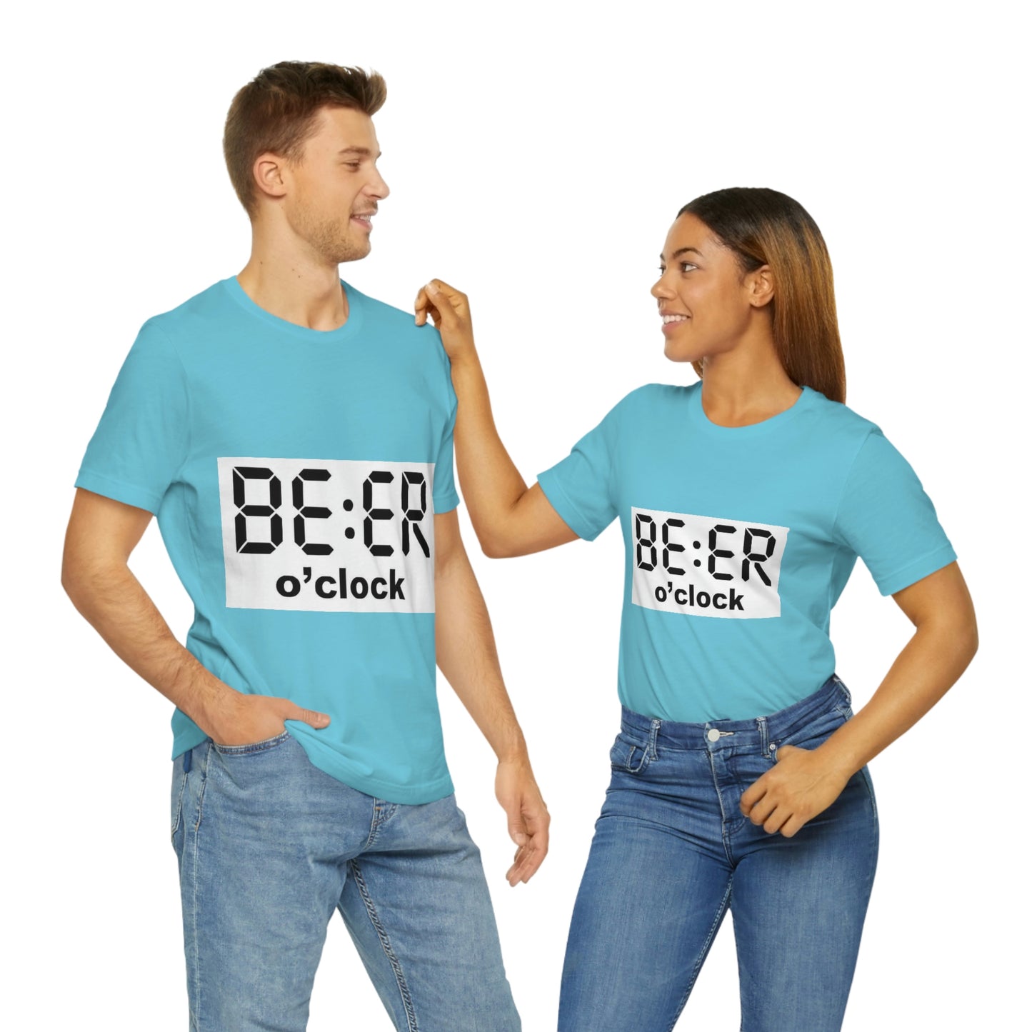 Beer O' Clock, , Unisex Jersey Short Sleeve Tee