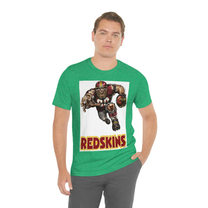 Redskins Football Sports Team Jersey Short Sleeve Tee