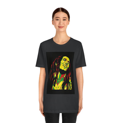 Raggae Music Legend , Unisex Jersey Short Sleeve Tee