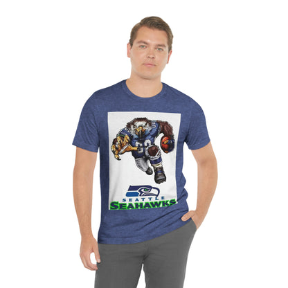 Seattle Football Sports Team Jersey Short Sleeve Tee