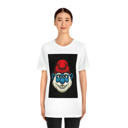 Feisty Smurf, Unisex Jersey Short Sleeve Tee