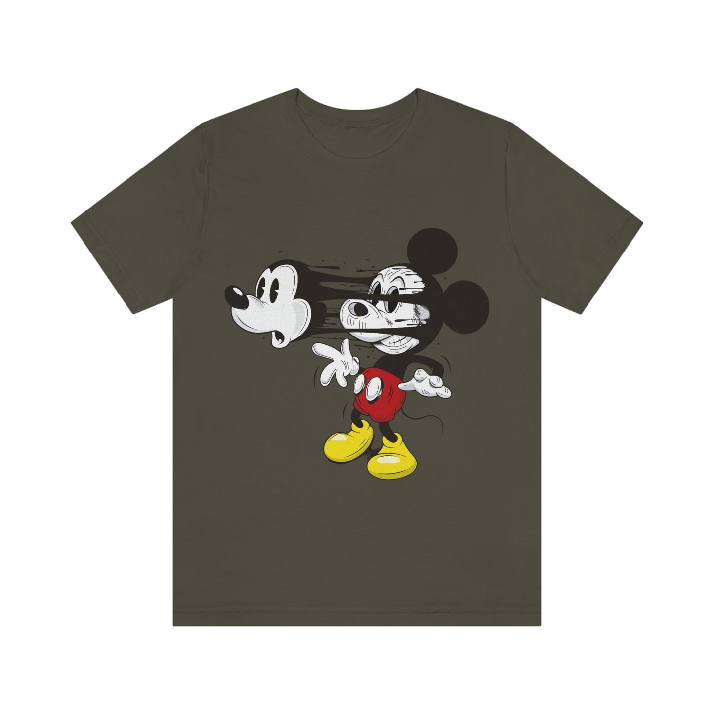 Losing Face Mickey, Unisex Jersey Short Sleeve Tee