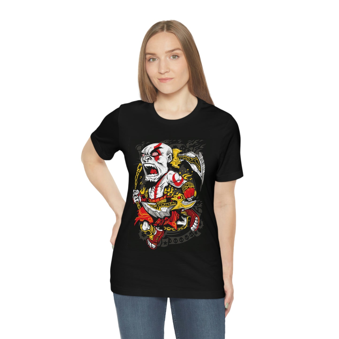 Samurai Warrior, Unisex Jersey Short Sleeve Tee