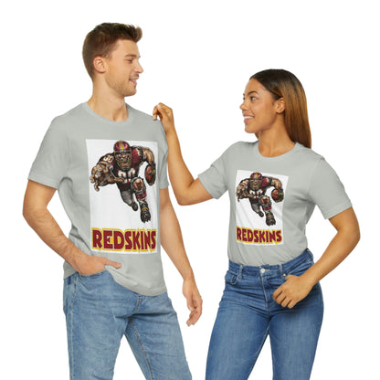 Redskins Football Sports Team Jersey Short Sleeve Tee