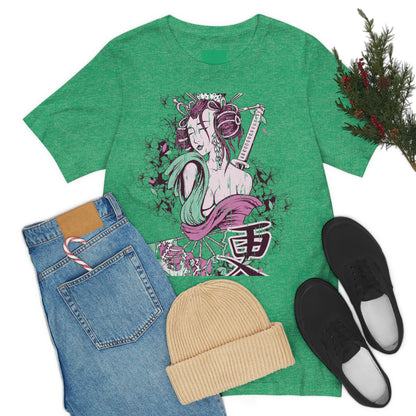 Geisha Girl, Unisex Jersey Short Sleeve Tee