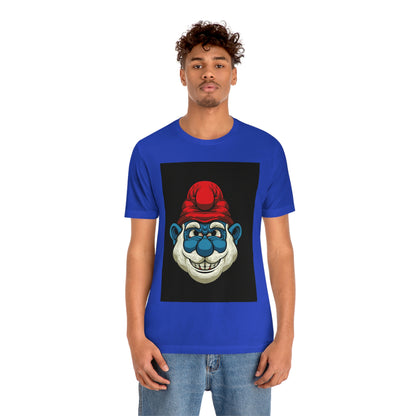 Feisty Smurf, Unisex Jersey Short Sleeve Tee