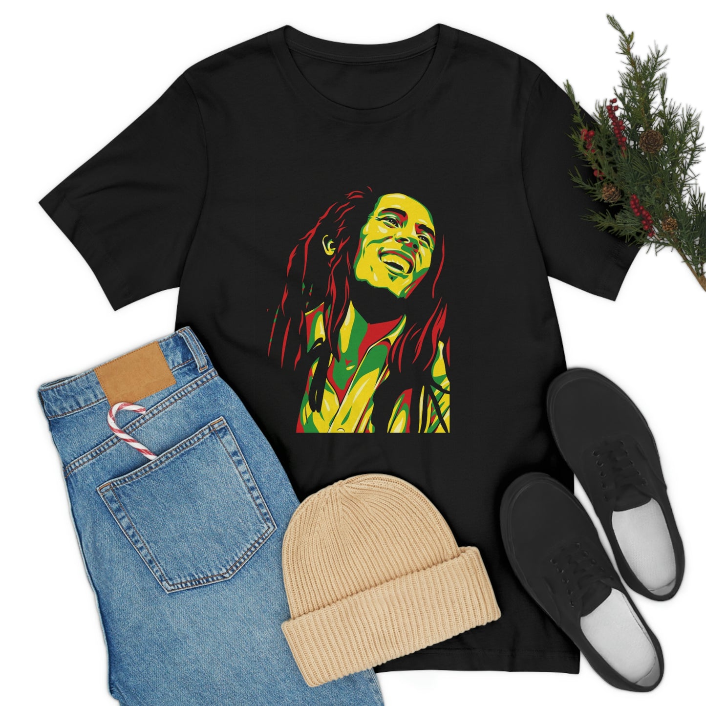 Raggae Music Legend , Unisex Jersey Short Sleeve Tee