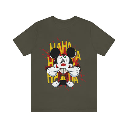 Ha Ha Ha Mickey, Unisex Jersey Short Sleeve Tee