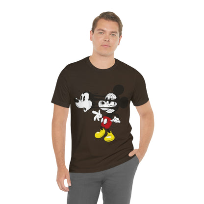 Losing Face Mickey, Unisex Jersey Short Sleeve Tee