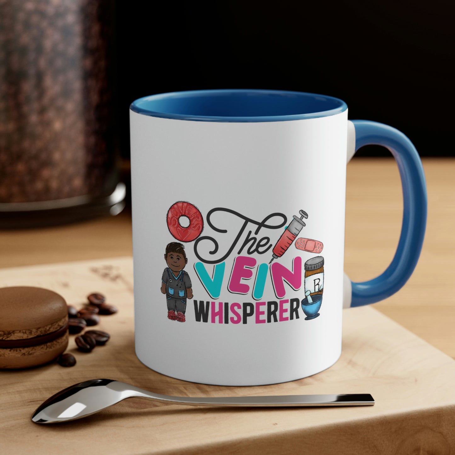 Nurse, Rn, Male 2, The Vein Whisperer, Coffee Mug, 11oz